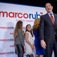 Marco Rubio at his post-caucus rally Monday night (Photo: Getty Images)
